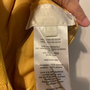 Sunflower Yellow boho bridesmaids dress